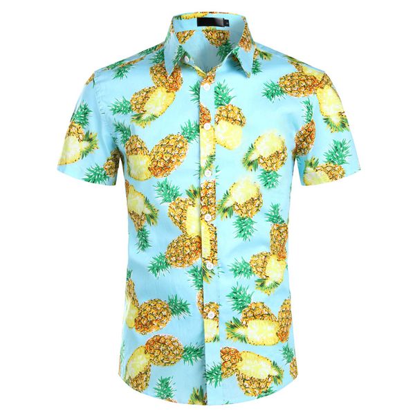 summer luxury men's shirt pineapple lapel short-sleeved print hawaiian shirts loose casual fashion oversized men's, White;black
summer luxury men's shirt pineapple lapel short-sleeved print hawaiian shirts loose casual fashion oversized men's, White;black