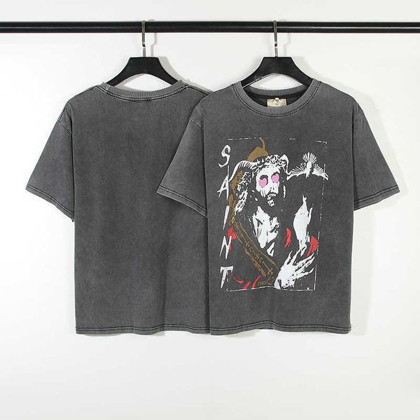 yjzu new style t-shirts for men and women fashion designer saint michael american high street joint name love satan limited vintage to make, White;black
yjzu new style t-shirts for men and women fashion designer saint michael american high street joint name love satan limited vintage to make, White;black
