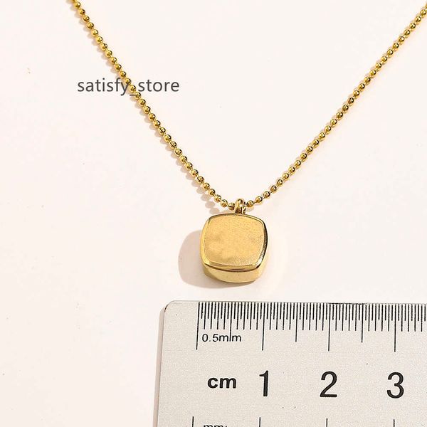 never fading 14k gold plated luxury brand designer pendants necklaces stainless steel double letter choker pendant necklace beads chain jewe, Silver
never fading 14k gold plated luxury brand designer pendants necklaces stainless steel double letter choker pendant necklace beads chain jewe, Silver