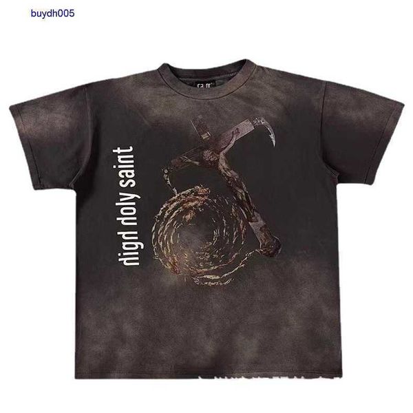 ef86 new style t-shirts for men and women fashion designer s.t michael cho sickle cross print old loose short sleeve kd60, White;black
ef86 new style t-shirts for men and women fashion designer s.t michael cho sickle cross print old loose short sleeve kd60, White;black