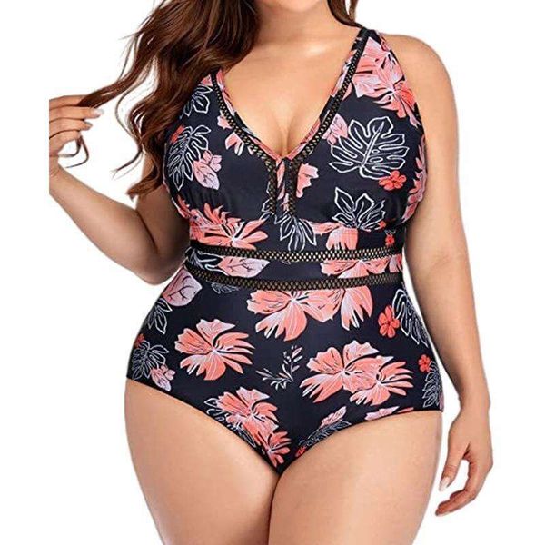 womens plus size one piece swimsuit mesh fabric stitching printing sized bikini, White;black
womens plus size one piece swimsuit mesh fabric stitching printing sized bikini, White;black