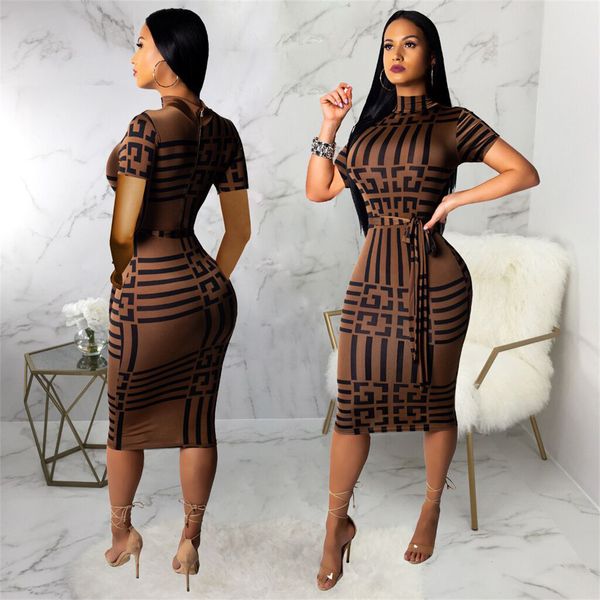 women blouse designer casual dresses short sleeve o neck bodycon party club elegant midi dress blouse clothing big size s-2xl, Black;gray