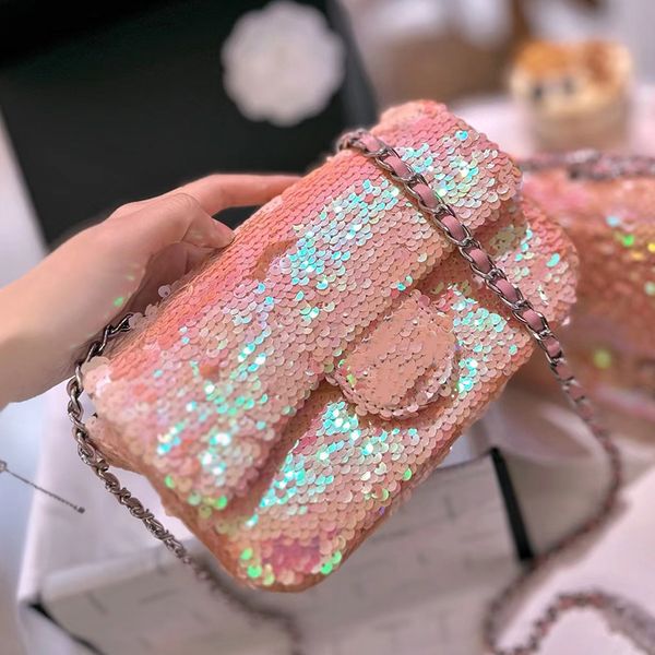 designer women cf sequin shiny scale shoulder bag france paris luxury brand c cross body silver chain strap flap bags lady fashion models pa
designer women cf sequin shiny scale shoulder bag france paris luxury brand c cross body silver chain strap flap bags lady fashion models pa