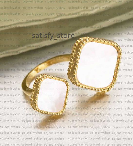 fashion classic four leaf clover ring designer jewelry mother of pearl 18k gold plated butterfly rings ladies and girls valentine's day, Silver
fashion classic four leaf clover ring designer jewelry mother of pearl 18k gold plated butterfly rings ladies and girls valentine's day, Silver