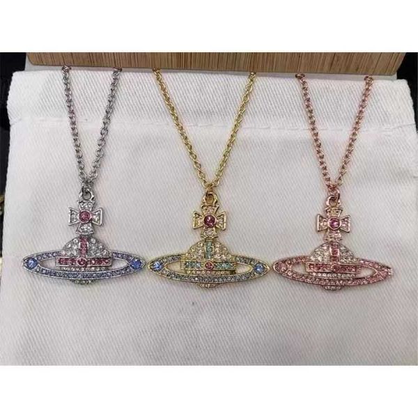 empress dowager vivian saturn full colorful diamond necklace plated with rose gold lock bone chain for high grade women, Silver
empress dowager vivian saturn full colorful diamond necklace plated with rose gold lock bone chain for high grade women, Silver