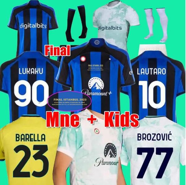2023 lukaku soccer jerseys correa dzeko barella lautaro skriniar de vrij 22 23 football shirt uniforms men kids kit sets brozovic inter mila, Black;yellow
2023 lukaku soccer jerseys correa dzeko barella lautaro skriniar de vrij 22 23 football shirt uniforms men kids kit sets brozovic inter mila, Black;yellow