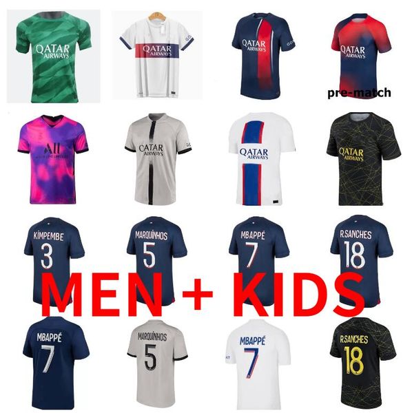 22 23 24 psgs mbappe messis soccer jerseys 2023 2024 kimpembe marquinhos wijnaldum sergio ramos hakimi maillots de football shirts kit verra, Black;yellow
22 23 24 psgs mbappe messis soccer jerseys 2023 2024 kimpembe marquinhos wijnaldum sergio ramos hakimi maillots de football shirts kit verra, Black;yellow