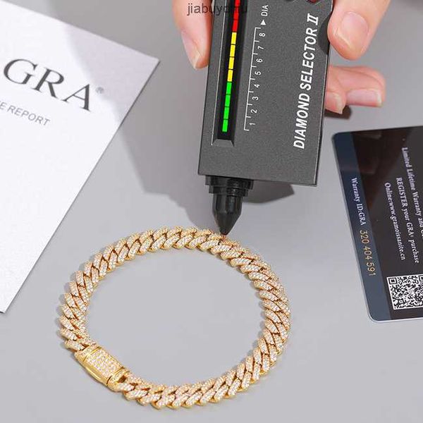 luxury hip hop jewelry 9mm gold plated 925 sterling silver vvs moissanite diamond iced out cuban link bracelet for men women
luxury hip hop jewelry 9mm gold plated 925 sterling silver vvs moissanite diamond iced out cuban link bracelet for men women