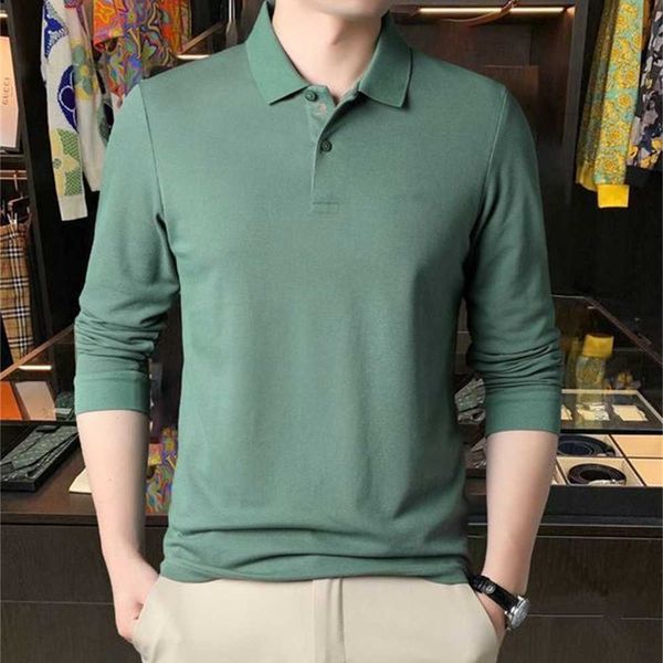 designer new workplace formal long-sleeved polot shirt luxury fashion casual solid color striped breathable lapel polo multi-color m-3xlhsc, White;black
designer new workplace formal long-sleeved polot shirt luxury fashion casual solid color striped breathable lapel polo multi-color m-3xlhsc, White;black