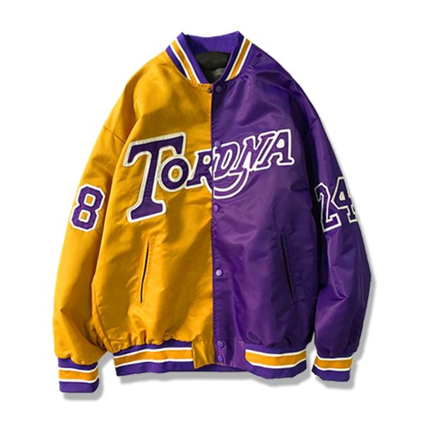 fashion designer lakers baseball jacket cotton tweed splicing leather sleeve coats embroidery mens hip hop style autumn jackets s-xxl, Black;brown
fashion designer lakers baseball jacket cotton tweed splicing leather sleeve coats embroidery mens hip hop style autumn jackets s-xxl, Black;brown