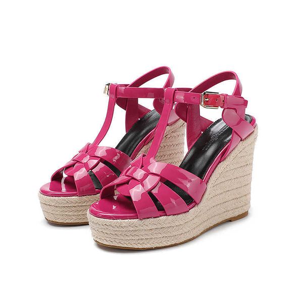 2023 ultra high heels women's casual lacquer leather sandals fashion brand fish mouth shoes classic comfortable open toe slipper, Black
2023 ultra high heels women's casual lacquer leather sandals fashion brand fish mouth shoes classic comfortable open toe slipper, Black