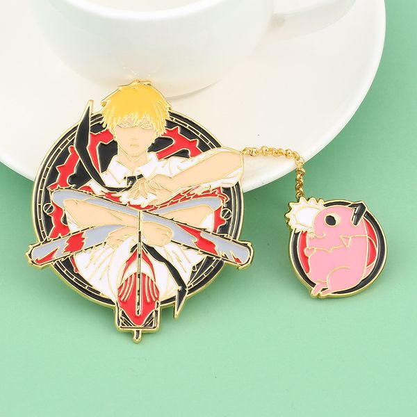 cool chainsaw brooch cute anime movies games hard enamel pins collect metal cartoon brooch backpack hat bag collar lapel badges, Blue
cool chainsaw brooch cute anime movies games hard enamel pins collect metal cartoon brooch backpack hat bag collar lapel badges, Blue