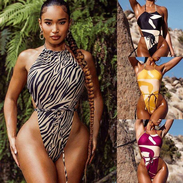 arrival swimsuit zebra print graffiti printing womens backless siamese bikini, White;black
arrival swimsuit zebra print graffiti printing womens backless siamese bikini, White;black