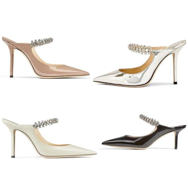 modern brand stiletto sandals luxury designer women's high heel slippers lacquer leather crystal shoulder straps pointed mule high heel, Black
modern brand stiletto sandals luxury designer women's high heel slippers lacquer leather crystal shoulder straps pointed mule high heel, Black
