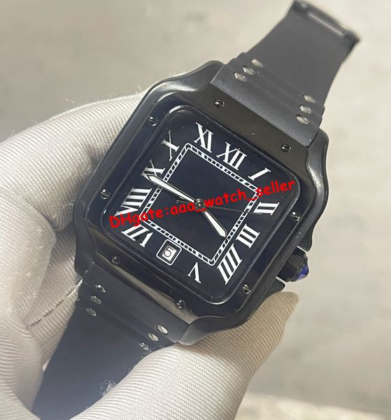 luxury mens designer watches 39.8mm full black case roman numerals mechanical automatic movement rubber strap sapphire men's sport wris, Slivery;brown
luxury mens designer watches 39.8mm full black case roman numerals mechanical automatic movement rubber strap sapphire men's sport wris, Slivery;brown
