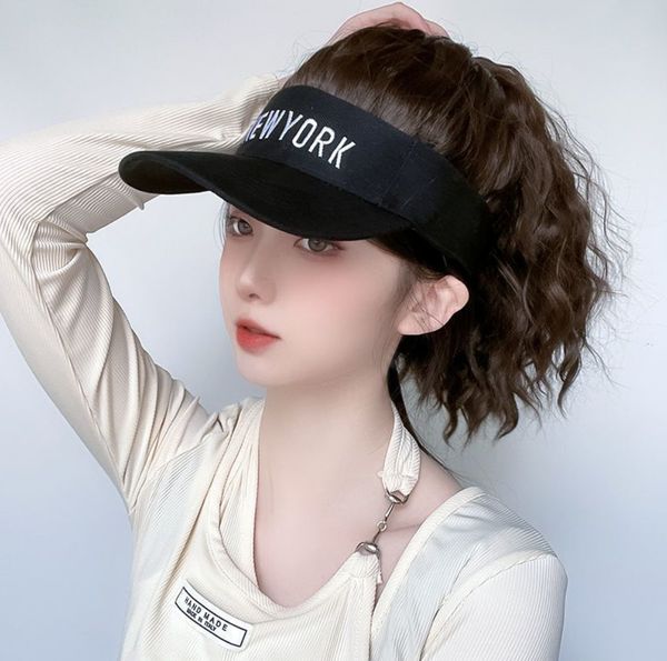 hat wig all -in -one female summer air -breathable age -reducing peaked hats fake ponytails have many style choices, support customization, Black
hat wig all -in -one female summer air -breathable age -reducing peaked hats fake ponytails have many style choices, support customization, Black