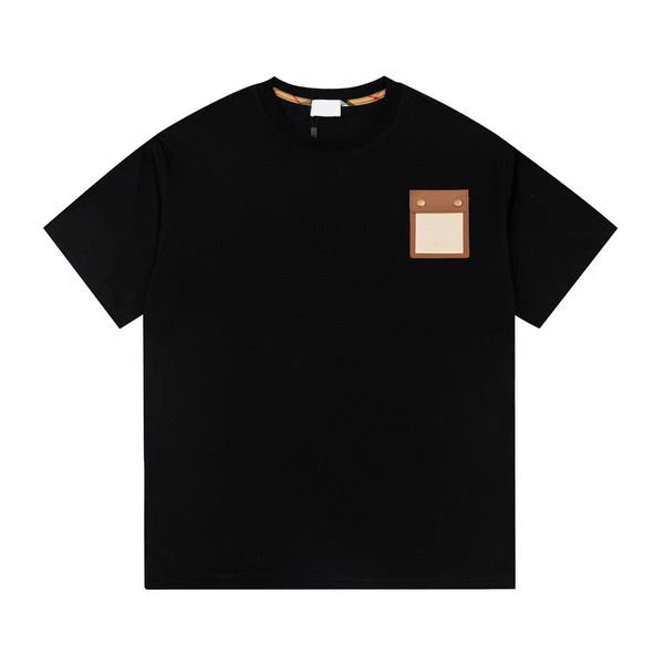 23ss new woman men's t-shirts high end classic leather pocket tee solid simple summer limited beach breathable street fashion casual sh, White;black
23ss new woman men's t-shirts high end classic leather pocket tee solid simple summer limited beach breathable street fashion casual sh, White;black
