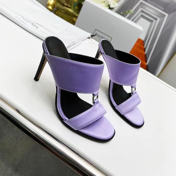 women's real silk open toes slippers leather outsole stiletto heel sandal mules luxury designer high shoes factory footwear with box, Black
women's real silk open toes slippers leather outsole stiletto heel sandal mules luxury designer high shoes factory footwear with box, Black