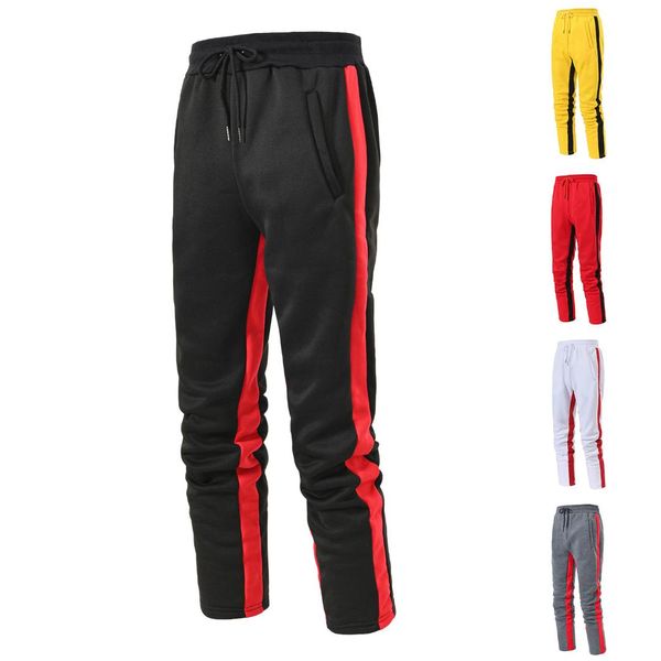 men's casual fashion pants sportswear skinny drawstring male trousers gyms tracksuits bottoms hip hop joggers, Black
men's casual fashion pants sportswear skinny drawstring male trousers gyms tracksuits bottoms hip hop joggers, Black