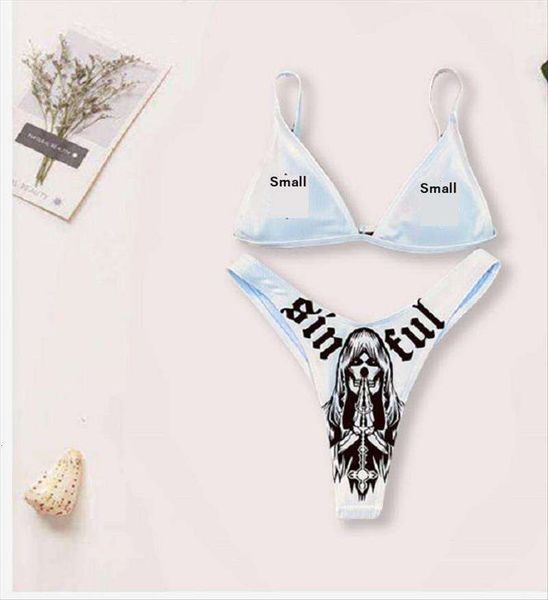 funny bikini sunken stripe offset printing dark punk swimsuit female curve, White;black
funny bikini sunken stripe offset printing dark punk swimsuit female curve, White;black