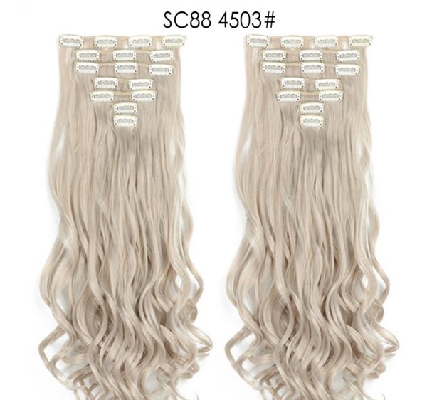 22 -inch chemical fiber ponytail seven -piece set emphasizes the diverse style and convenient now starts to choose your style, Black
22 -inch chemical fiber ponytail seven -piece set emphasizes the diverse style and convenient now starts to choose your style, Black