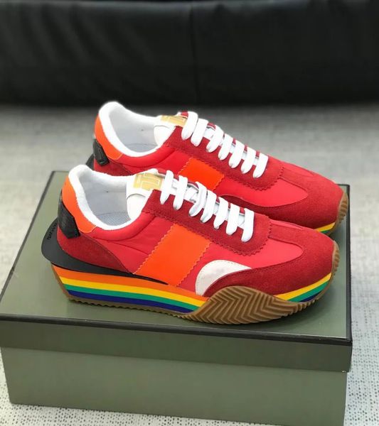 luxury brands sporty stylish men james sneaker shoes side stripe skateboard walking chunky rubber sole suede & nylon leather outdoor trainer, Black
luxury brands sporty stylish men james sneaker shoes side stripe skateboard walking chunky rubber sole suede & nylon leather outdoor trainer, Black