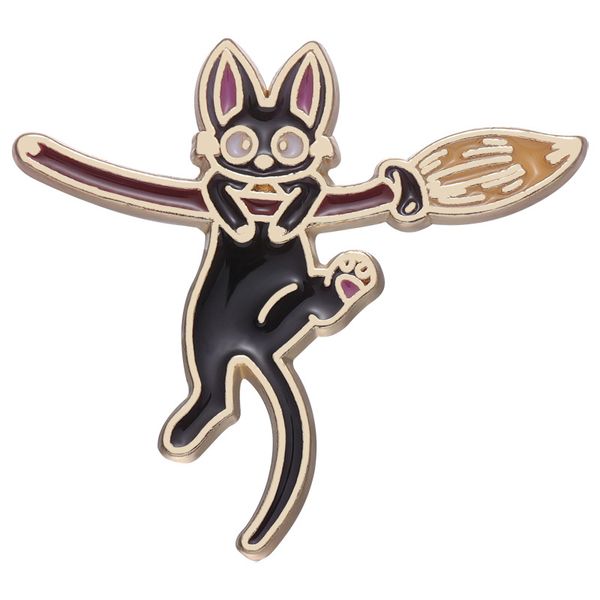 black cat riding broomstick metal badge cute anime movies games hard enamel pins collect metal cartoon brooch backpack hat bag collar lapel, Blue
black cat riding broomstick metal badge cute anime movies games hard enamel pins collect metal cartoon brooch backpack hat bag collar lapel, Blue
