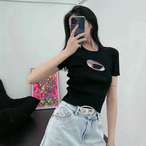 women's knits & tees tshirts designer knit diesel tight t-shirt hollow out tee tanks women shirts letter print short sleeve yoga s0ub, White
women's knits & tees tshirts designer knit diesel tight t-shirt hollow out tee tanks women shirts letter print short sleeve yoga s0ub, White
