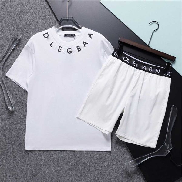 summer tracksuits brand printing men's short sleeve suit fitness fashion leisure sports super cool black t-shirt shorts 2-piece set #00, Gray
summer tracksuits brand printing men's short sleeve suit fitness fashion leisure sports super cool black t-shirt shorts 2-piece set #00, Gray