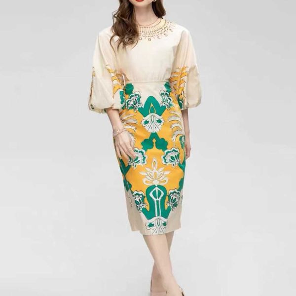2023 fancy womens floral printed gathered waist crew neck lantern sleeve midi fit&flare dress, Black;gray
2023 fancy womens floral printed gathered waist crew neck lantern sleeve midi fit&flare dress, Black;gray