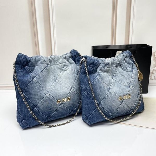 22 bags luxury women's bag crossbody bag large capacity fashion denim 2 size series shoulder bag with small purse internet celebrity wo
22 bags luxury women's bag crossbody bag large capacity fashion denim 2 size series shoulder bag with small purse internet celebrity wo