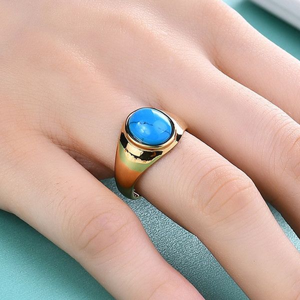 vintage gemtone rings for women men stainless steel single turquoise tiger eye stone rings jewelry gift for business elite boyfriend dad yw2, Golden;silver
vintage gemtone rings for women men stainless steel single turquoise tiger eye stone rings jewelry gift for business elite boyfriend dad yw2, Golden;silver