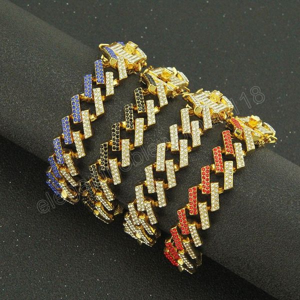 hip hop bling iced out crystal cuban chain rhinestone zircon bracelet for women men jewelry 20cm, Black
hip hop bling iced out crystal cuban chain rhinestone zircon bracelet for women men jewelry 20cm, Black