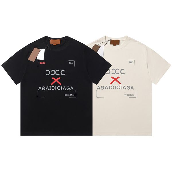 23ss new woman men's t-shirts high end classic camera letter printed tee summer limited beach breathable street fashion casual short sl, White;black
23ss new woman men's t-shirts high end classic camera letter printed tee summer limited beach breathable street fashion casual short sl, White;black