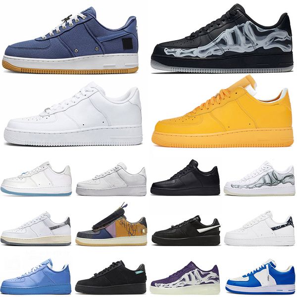 designer casual shoes womens mens trainers aforce1 los angeles low classic black skeleton white cactus jack university gold metallic silver, White;red
designer casual shoes womens mens trainers aforce1 los angeles low classic black skeleton white cactus jack university gold metallic silver, White;red
