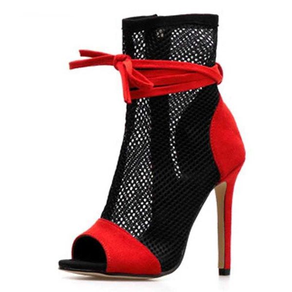 sandals 2023 fashion mesh thin heels women boots ladies ankle peep toe pole dancing lace-up shoes 230511, Black
sandals 2023 fashion mesh thin heels women boots ladies ankle peep toe pole dancing lace-up shoes 230511, Black