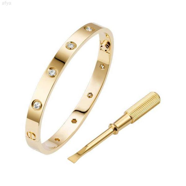 high edition screw style 10 stones cuff bracelets love bangle girl ladies titanium steel wholesale, Black
high edition screw style 10 stones cuff bracelets love bangle girl ladies titanium steel wholesale, Black