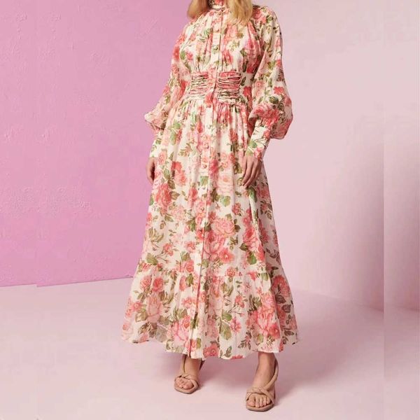 fancy womens floral printed gathered waist stand collar lantern sleeve midi fit&flare dress, Black;gray
fancy womens floral printed gathered waist stand collar lantern sleeve midi fit&flare dress, Black;gray