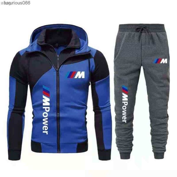 men's sets two piece hoodies tracksuit casual zipper jacket pants sweatshirt men sports suits bmw m power print sportswear, Black
men's sets two piece hoodies tracksuit casual zipper jacket pants sweatshirt men sports suits bmw m power print sportswear, Black