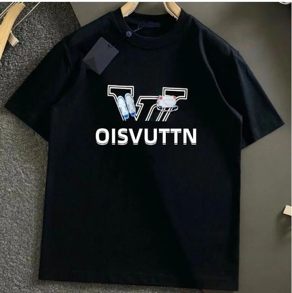 men's and women's t shirt lovers short sleeve drilling technology advanced fabric designer makes sportswear street clothes, White;black
men's and women's t shirt lovers short sleeve drilling technology advanced fabric designer makes sportswear street clothes, White;black