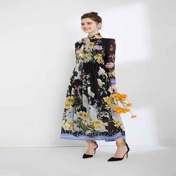runway dresses runway european-american 2023 spring/summer new style swing skirt temperament slim chiffon printed dress, Black;gray
runway dresses runway european-american 2023 spring/summer new style swing skirt temperament slim chiffon printed dress, Black;gray