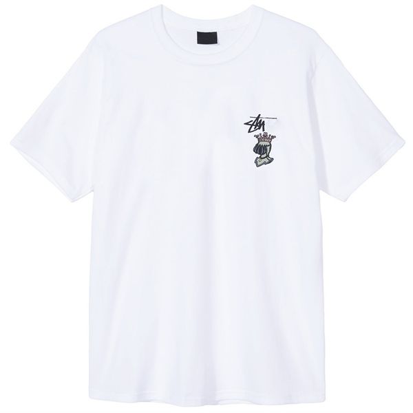 2023 new high-quality men's heavy cotton t-shirt cartoon queen crown printed short sleeves, White;black
2023 new high-quality men's heavy cotton t-shirt cartoon queen crown printed short sleeves, White;black