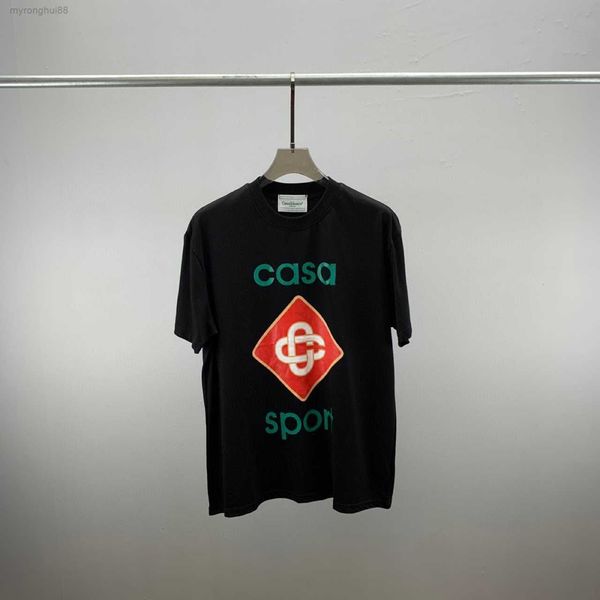 trendy european casablanc short sleeved t-shirt with front lettering print and inner matching in black white for both g6lx, White;black
trendy european casablanc short sleeved t-shirt with front lettering print and inner matching in black white for both g6lx, White;black