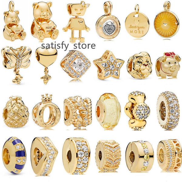 925 silver fit pandora charms gold letter crown machine sister fixed buckle series diy, Black
925 silver fit pandora charms gold letter crown machine sister fixed buckle series diy, Black