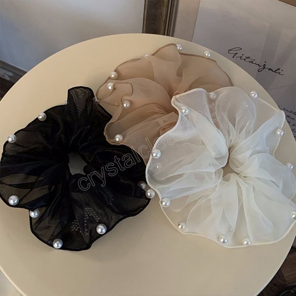 woman large lace pearl scrunchies elastic hair band girls rubber band hair ties ponytail holder lady simplicity hair accessories, Slivery;white
woman large lace pearl scrunchies elastic hair band girls rubber band hair ties ponytail holder lady simplicity hair accessories, Slivery;white