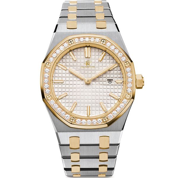 designer watch woman watch 33mm wristwatch vk quartz movement auto date stainless steel braclet 6 colors available sapphire glass waterproof, Slivery;brown
designer watch woman watch 33mm wristwatch vk quartz movement auto date stainless steel braclet 6 colors available sapphire glass waterproof, Slivery;brown