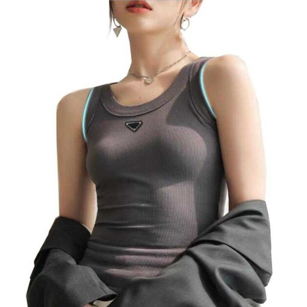 2023 new summer designer fashion womens tanks sling vest pure cotton high stretch slim t shirt sports running yoga luxury multiple colors, White
2023 new summer designer fashion womens tanks sling vest pure cotton high stretch slim t shirt sports running yoga luxury multiple colors, White