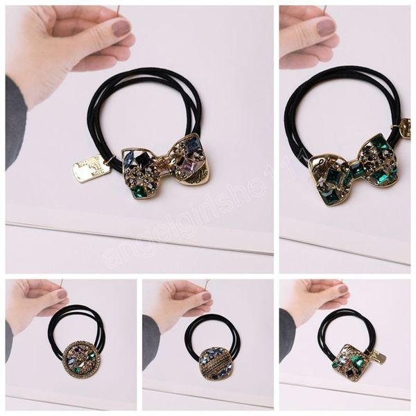bow knot crystal headrope new korean edition alloy hair accessories women's temperament hair rope simple hair ring color crystal, Slivery;white
bow knot crystal headrope new korean edition alloy hair accessories women's temperament hair rope simple hair ring color crystal, Slivery;white