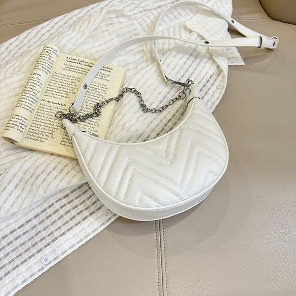 new messenger bags women's underarm bag crescent bag single shoulder crossbody handheld retro chain women's bag versatile and fash
new messenger bags women's underarm bag crescent bag single shoulder crossbody handheld retro chain women's bag versatile and fash