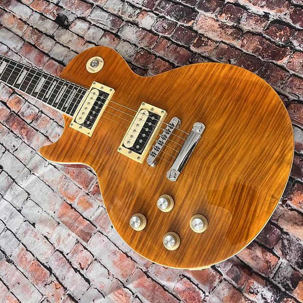 left-handed electric guitar, fine tiger face, mahogany, home delivery 
left-handed electric guitar, fine tiger face, mahogany, home delivery